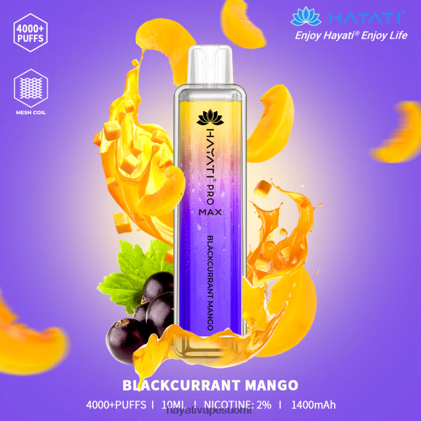 mustaherukka mango