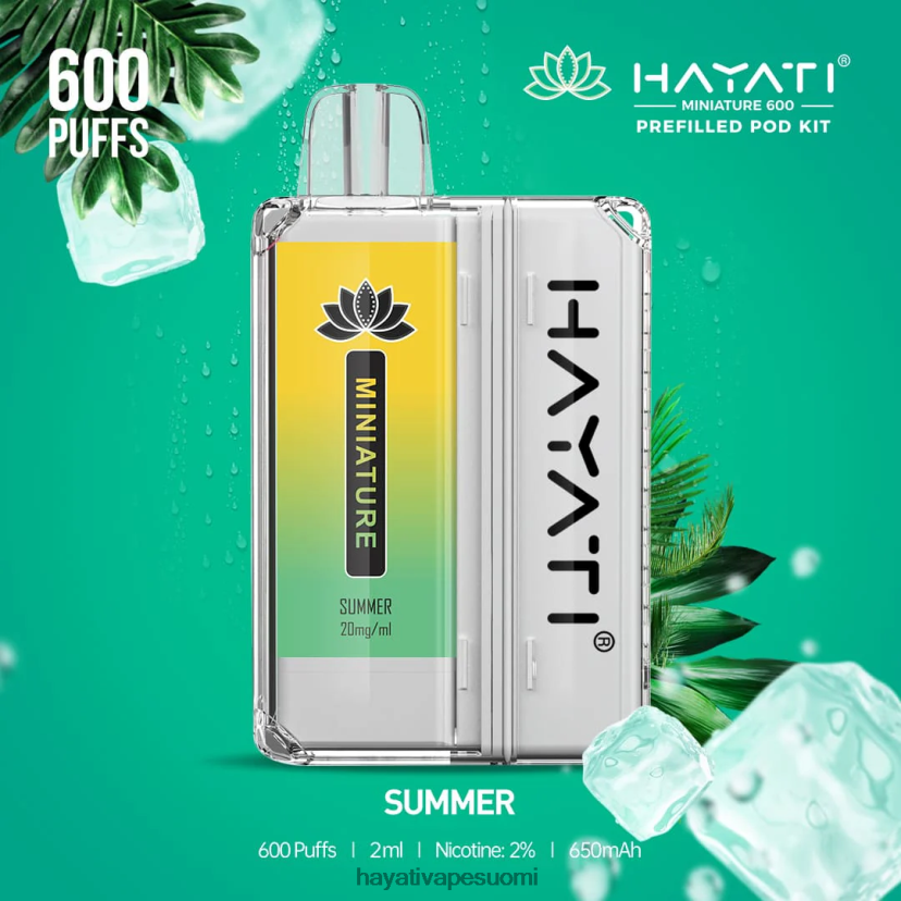Hayati Flavour List - Hayati Miniature 600 pussisarjaa 468Z4J48 kesä