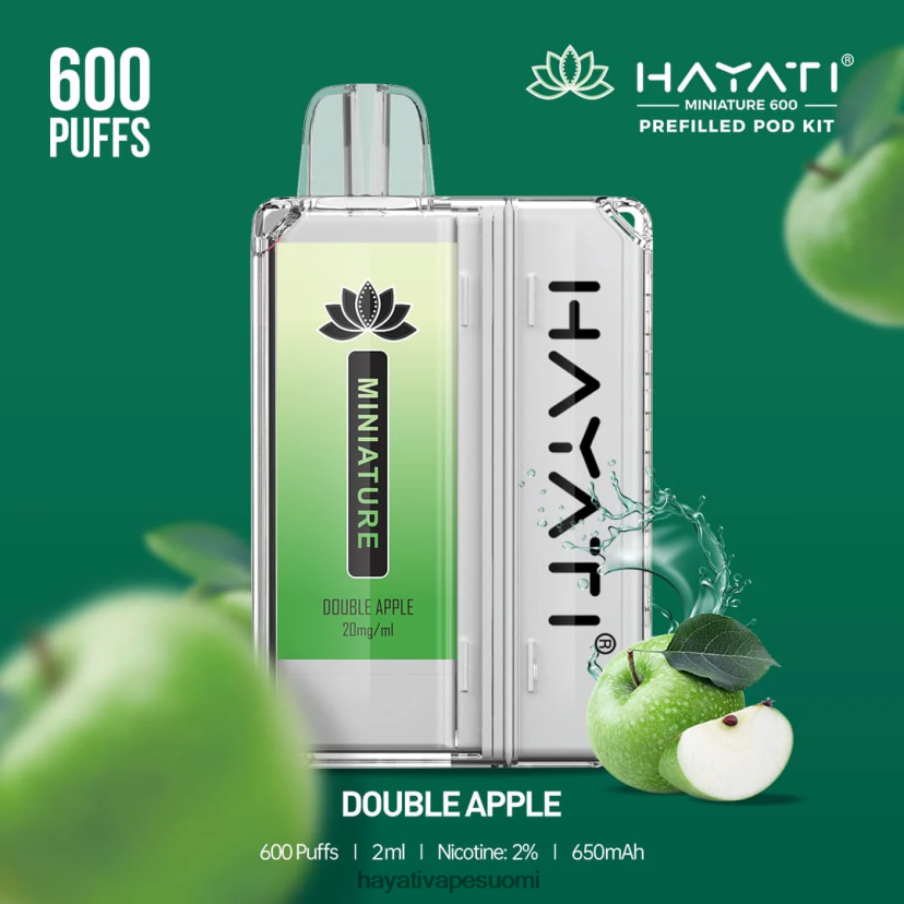 Hayati Helsinki - Hayati Miniature 600 pussisarjaa 468Z4J32 kaksinkertainen omena