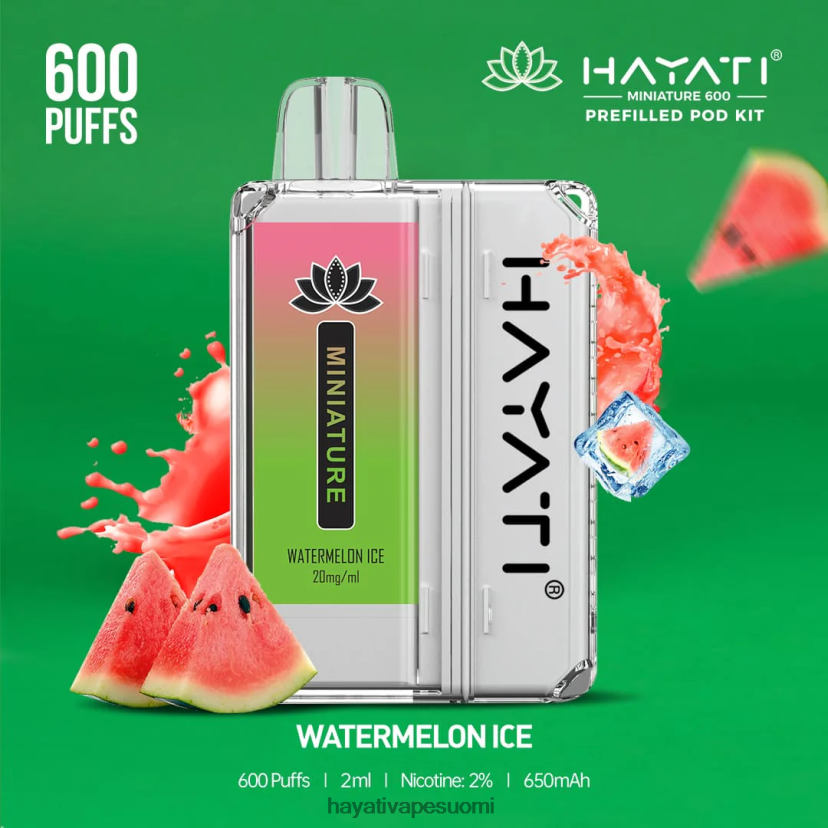 Hayati Store Suomi - Hayati Miniature 600 pussisarjaa 468Z4J50 vesimeloni jäätä